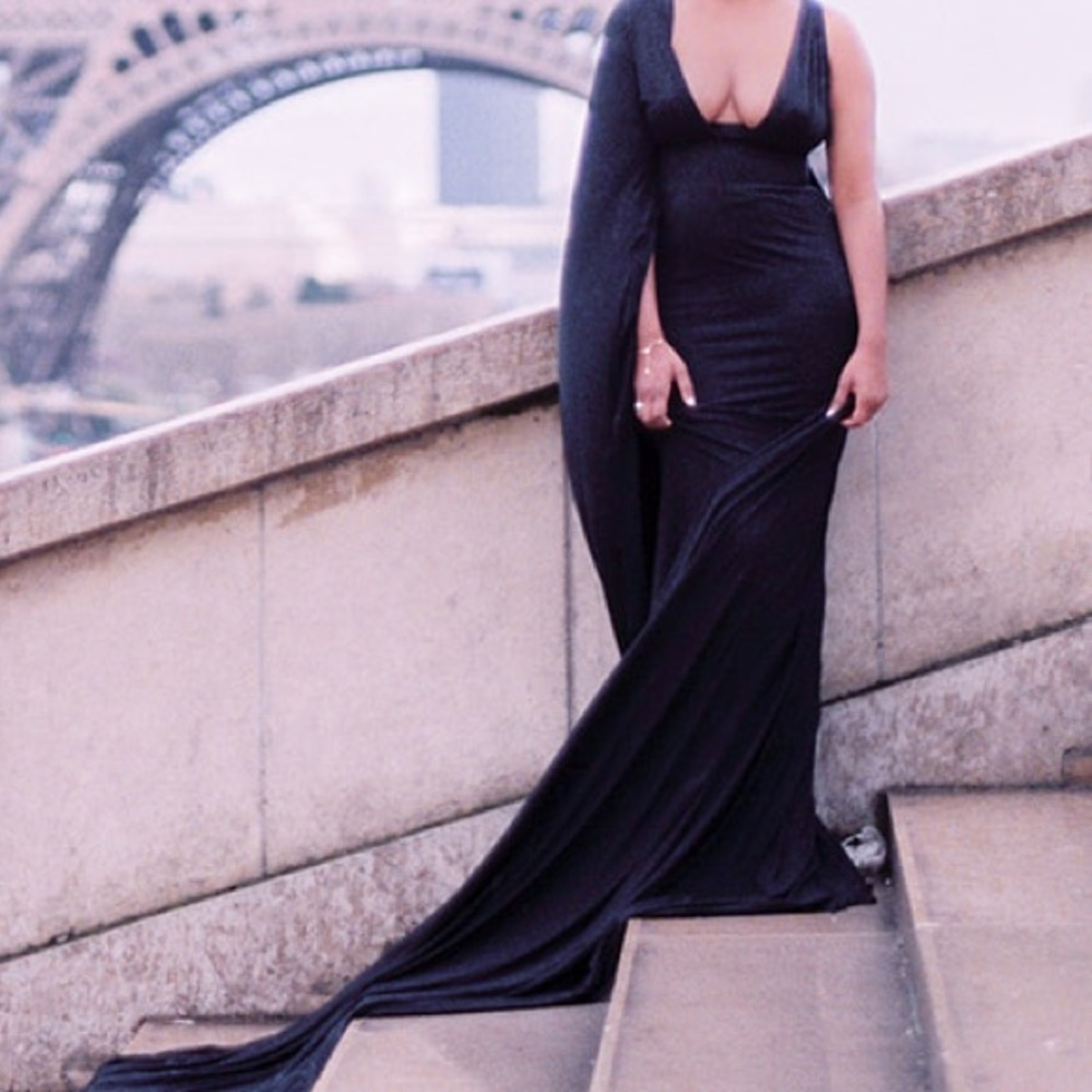 Black gown